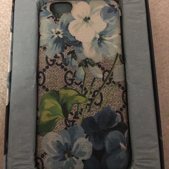 GUCCI Blue Blooms iphone 6s phone case/cover - Picture 1 of 5